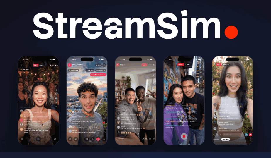 StreamSim App by UpTrended